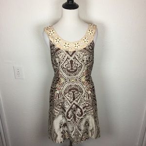 Free People Beaded Neckline Dress